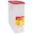 Rubbermaid® Modular Canisters, Food Storage Container, 21 Cup, Racer Red Perspective: front