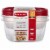 Rubbermaid® EasyFindLids™ Food Storage Container, 4-Piece Set, Red Perspective: front