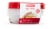 Rubbermaid® TakeAlongs® Square 2.9 Cup Food Storage Containers - Ruby/Clear Perspective: front