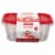 Rubbermaid® TakeAlongs Rectangle BPA-Free Plastic Snap Seal Food Storage Container Perspective: front