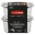 Rubbermaid® Brilliance™ Medium Deep Container - 2 Pack Perspective: front
