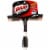 Libman® High Power Telescopic Window Washer - Silver/Black/Red Perspective: front