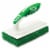 Libman® Tile and Tub Scrub Brush - White/Green Perspective: front
