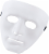 Fun World Adult Blank Mask - White Perspective: front