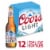 Coors Light American-style Light Lager Beer Perspective: front
