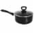 Mirro Get A Grip Nonstick Covered Saucepan - Black Perspective: front