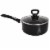 Mirro Get A Grip Nonstick Covered Saucepan - Black Perspective: front