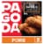 Pagoda Frozen Crunchy Crispy Pork Egg Rolls Perspective: front
