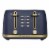 Westbend Timeless Toaster Sllate Blue - 4 Slice Perspective: front