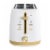 Westbend Timeless 2-Slice Toaster - White/Gold Perspective: front