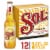 Sol Cerveza Mexican Import Lager Beer Perspective: front
