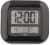 Timex Atomic Digital Wall Clock with Indoor Temperature - Black Perspective: front