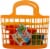 Amloid Beach Toys Basket Perspective: front