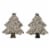 Design Imports Christmas Tree Trivet - Set of 2 Perspective: front