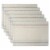 DII Gray French Stripe Placemat (Set of 6) Perspective: front