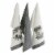 Design Imports CAMZ11621 Barn Animals Embellished Dishtowel - Set of 3 Perspective: front