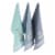 Design Imports CAMZ11626 Lakeside Embellished Dishtowel - Set of 3 Perspective: front