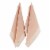 Design Imports CAMZ11675 Pink Quartz Washed Waffle Dishtowel - Set of 2 Perspective: front