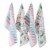 Design Imports CAMZ11704 Easter Garden Embellished Dishtowel - Set of 4 Perspective: front