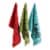 Design Imports CAMZ11734 Botanical Flowers Printed Dishtowel - Set of 3 Perspective: front