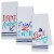 Dii Fresh Catch Dishtowel Set, 18X28", 3 Piece Perspective: front
