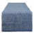Dii Navy & White 2-Tone Ribbed Table Runner Perspective: front