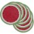 DII Summer Day Watermelon Placemats Set/6 Perspective: front