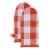 Design Imports CAMZ12345 13 x 6 in. Vintage Red Buffalo Check Oven Mitt - Set of 2 Perspective: front
