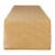 Dii Honey Gold & White 2-Tone Ribbed Table Runner Perspective: front