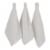 Design Imports CAMZ12441 White Recycled Cotton Waffle Dishtowel Set - Set of 6 Perspective: front