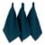 Design Imports CAMZ12446 Teal Green Recycled Cotton Waffle Dishtowel Set - Set of 6 Perspective: front