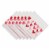 Dii Two Hearts Print Napkin (Set Of 6) Perspective: front