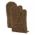 Dii Brown Terry Oven Mitt (Set Of 2) Perspective: front