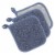 Stonewash Blue Terry Potholder (Set 3) Perspective: front