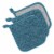 Storm Blue Terry Potholder (Set 3) Perspective: front