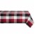 DII Cardinal Red Tri Color Check Tablecloth Perspective: front