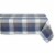 DII French Blue Tri Color Check Tablecloth Perspective: front