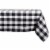 DII Black Buffalo Check Tablecloth Perspective: front