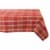 DII Autumn Spice Plaid Tablecloth Perspective: front