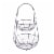 Design Imports Assorted Antique White Chicken Wire Blush Liner Basket-Set of 5 Perspective: front