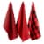 Design Imports Z02428 Assorted Red & Black Dishtowel - Set of 3 Perspective: front
