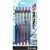 Pilot Precise V5 Premium Roller Pen X-Fine 5/Pkg-Retractable, Deco Assorted Ink Colors Perspective: front