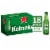 Heineken Original Lager Beer, 18 Pack, 12 fl oz Bottles Perspective: front