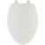 Mayfair Plastic Toilet Seat Perspective: front