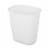 Sterilite Rectangular Wastebasket - White Perspective: front