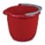 Sterilite® 10-Quart Spout Pail - Classic Red Perspective: front
