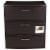 Sterilite 3 Drawer Wide Weave Storage Tower - Espresso Perspective: front