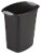Sterilite Trash Can - Black Perspective: front