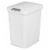 Sterilite Touch Top Trash Can - White Perspective: front