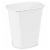 Sterilite Wastebasket - White Perspective: front